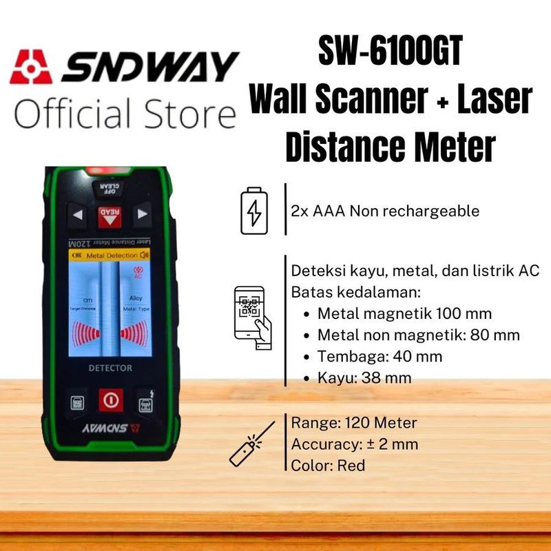 Scanner dan Laser Distance Meter