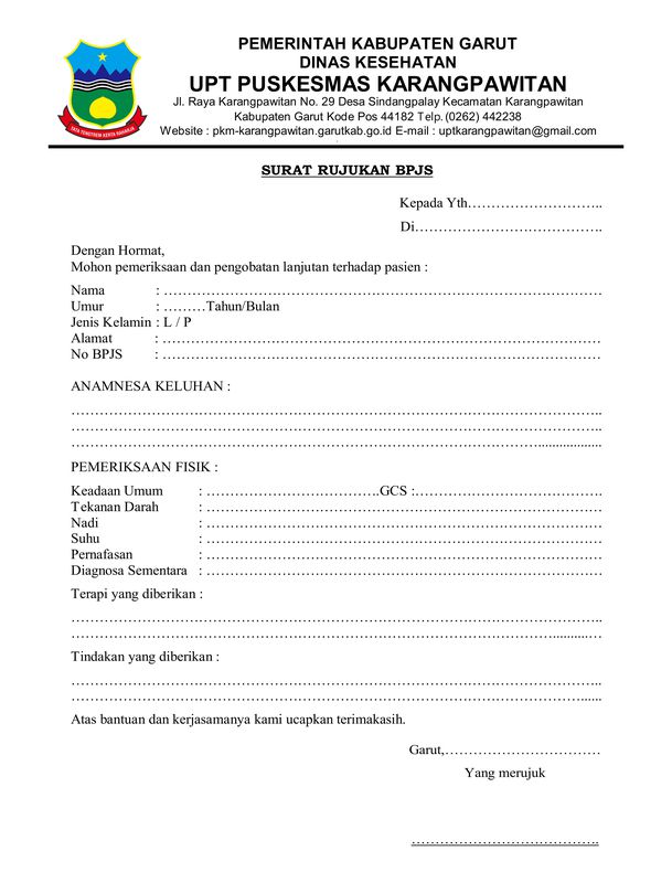 Surat Rujukan BPJS