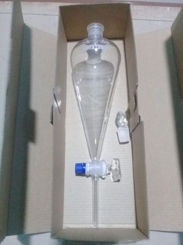 Pyrex - Separating Funnel, With Teflon Stopcock, 250 ml