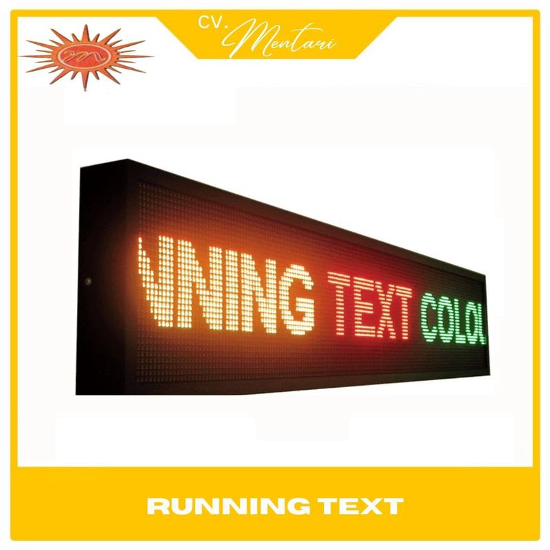RUNNING TEXT