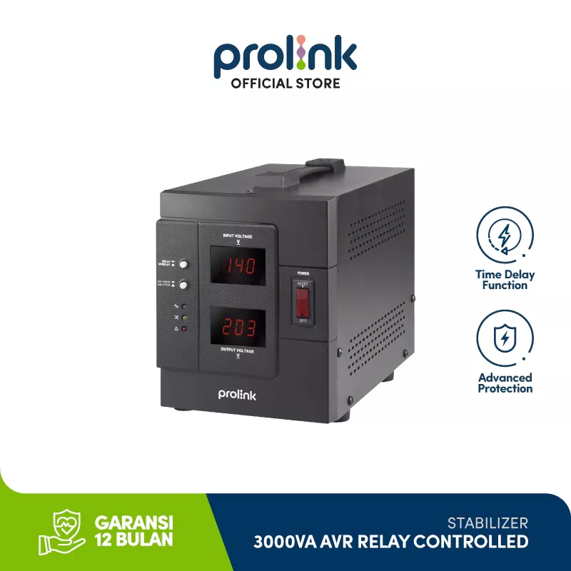 Stabilizer 3000VA Automatic Voltage Regulator l AVR l Relay Controlled ...