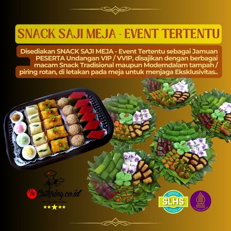 SNACK SAJI MEJA - EVENT TERTENTU