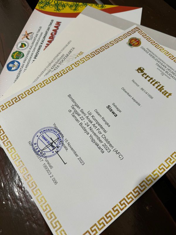 Sertifikat Embos Print