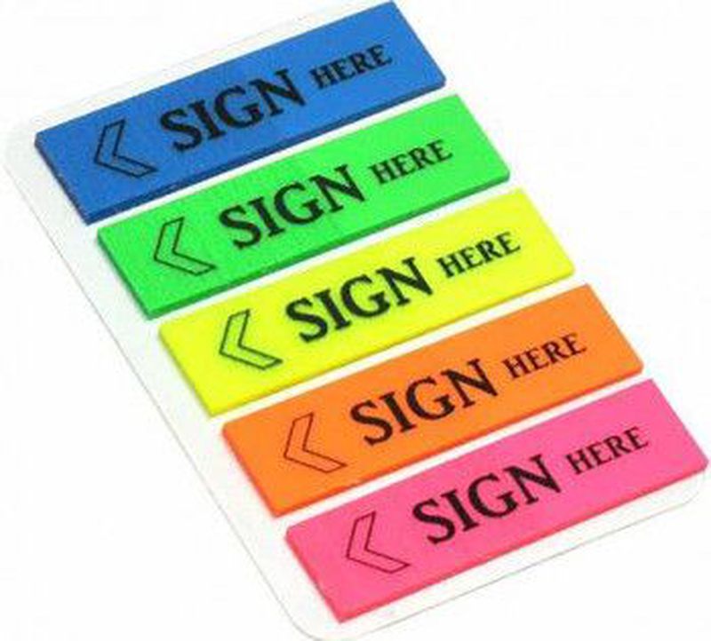 KERTAS SIGN HERE