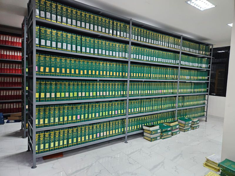 RAK ARSIP CUSTOM Rak 7 ambalan 3m x 55cm x 2,5m (Ambalan Multiplek ...