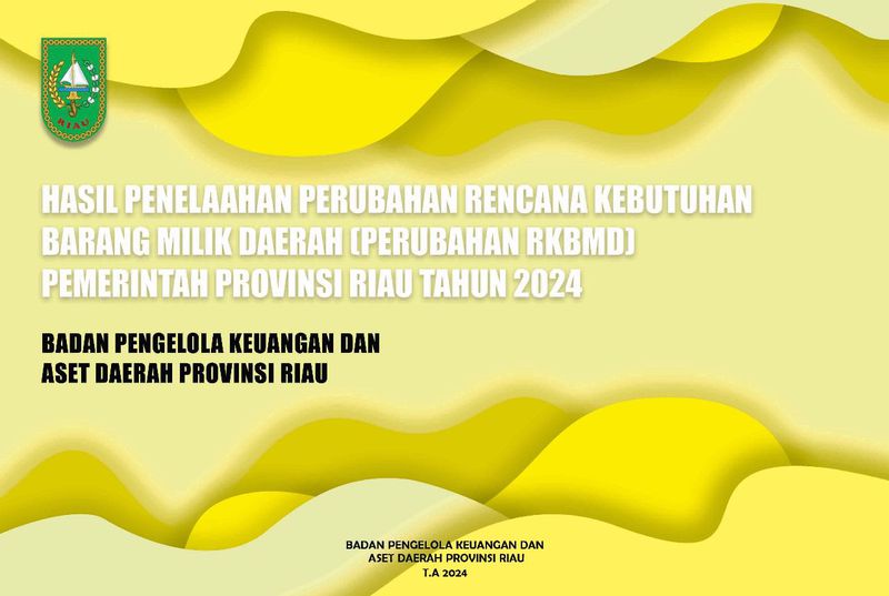 Cetak Buku Hasil Penelahaan Perubahan RKBMD Tahun 2024