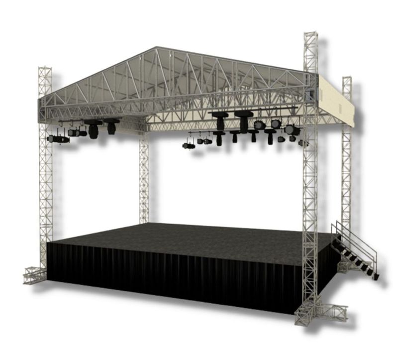 Sewa Panggung semi rigging ukuran 8x6 m