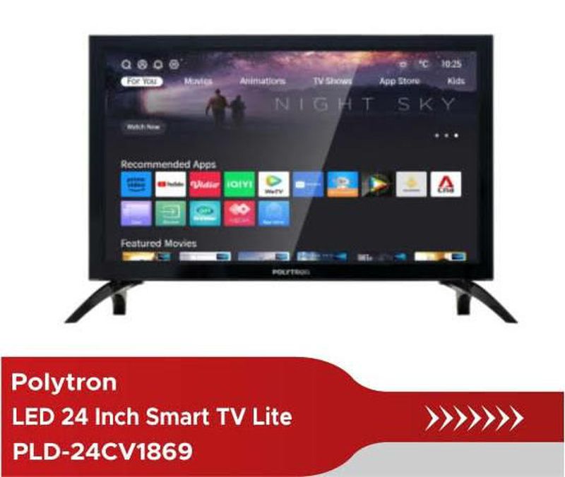 LED TV 24 INCH POLYTRON PLD-24CV1869 SMART TV