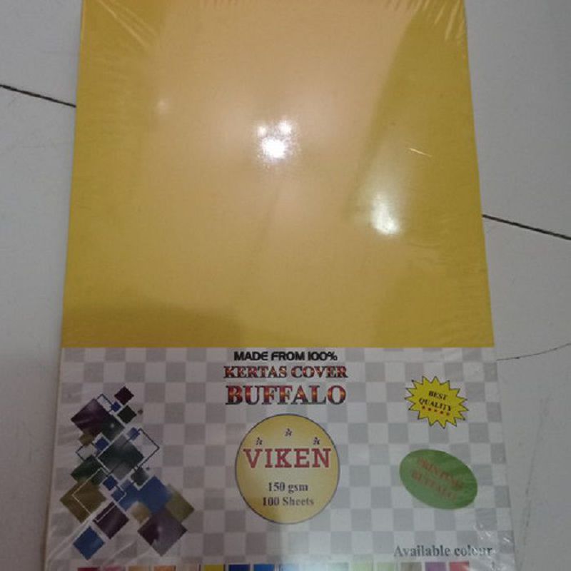 Kertas Bufallo F4 Kuning