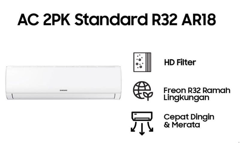 Samsung Air Conditioner Standard 2PK Standard R32