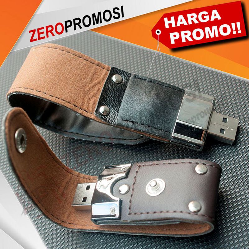 Souvenir Flashdisk Kulit Police Fdlt24 dengan clip