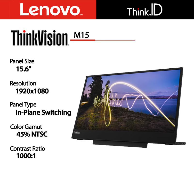 Monitor ThinkVision M15 15.6