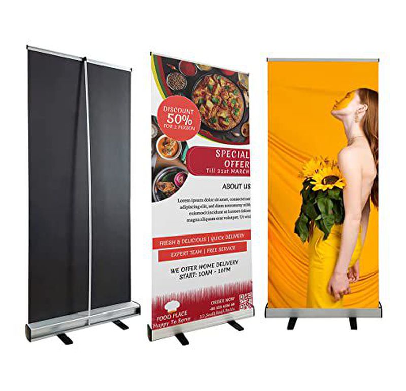 Roll Up Banner Bahan banner 440 gsm