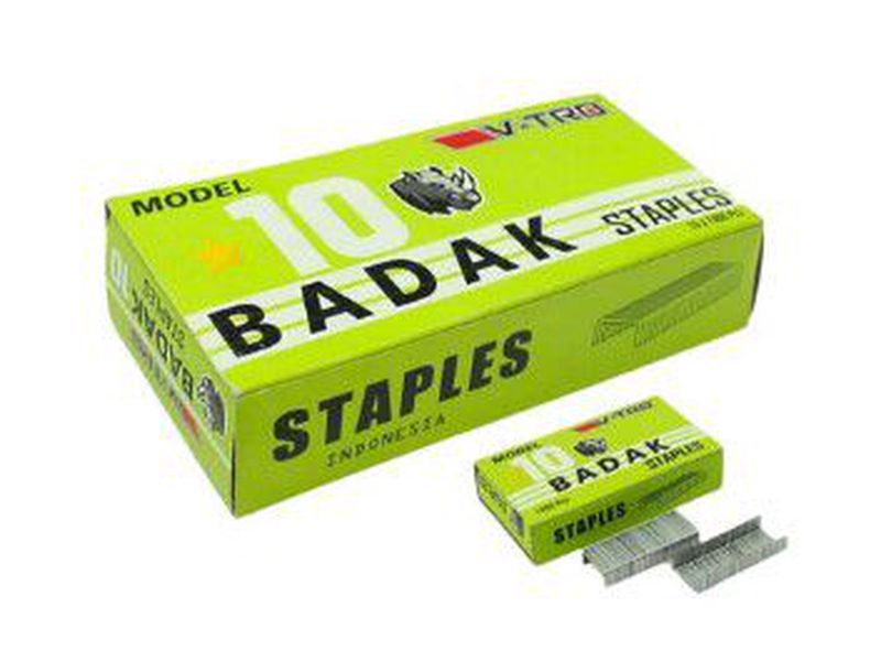 Isi staples no 10 merk badak