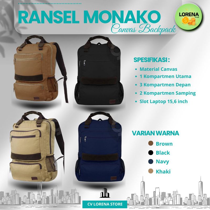 Tas Ransel Monaco