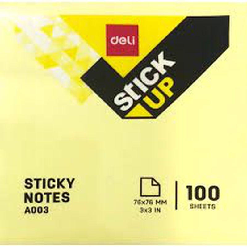 STICK NOTE 3X3 INC