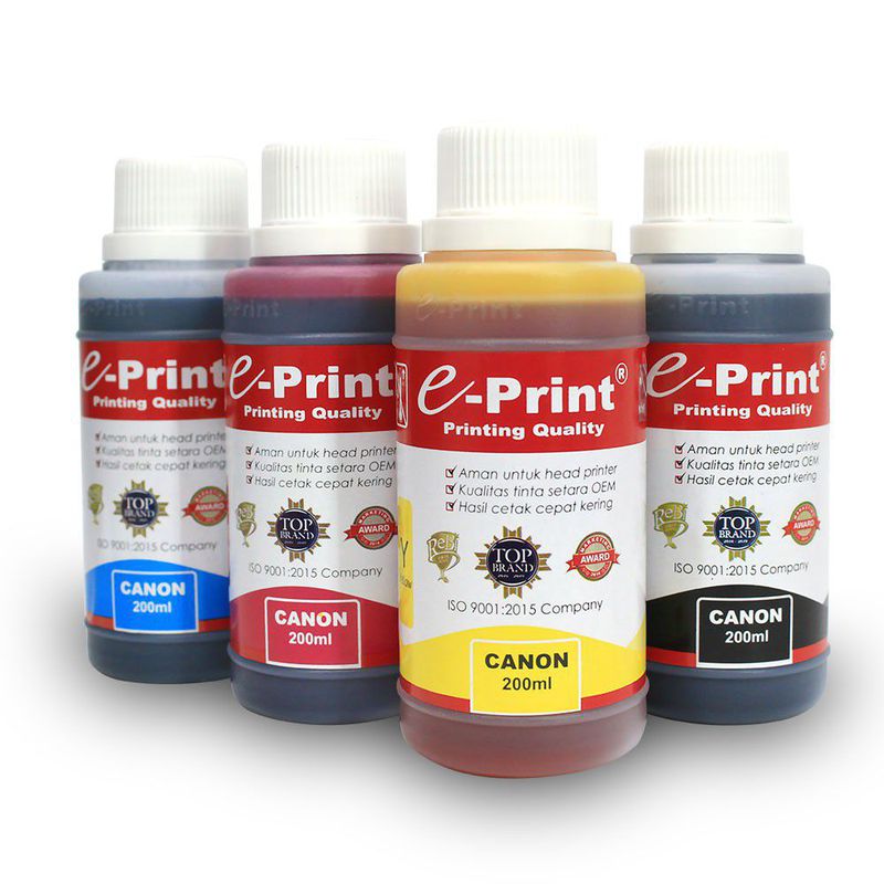 Tinta isi Ulang Botol E-Print / Eprint For Canon 200ml
