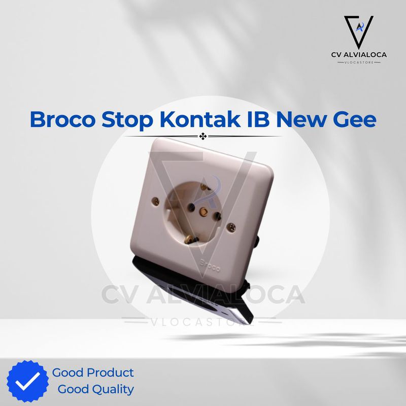 Broco Stop Kontak IB New Gee (Socket Inbow)