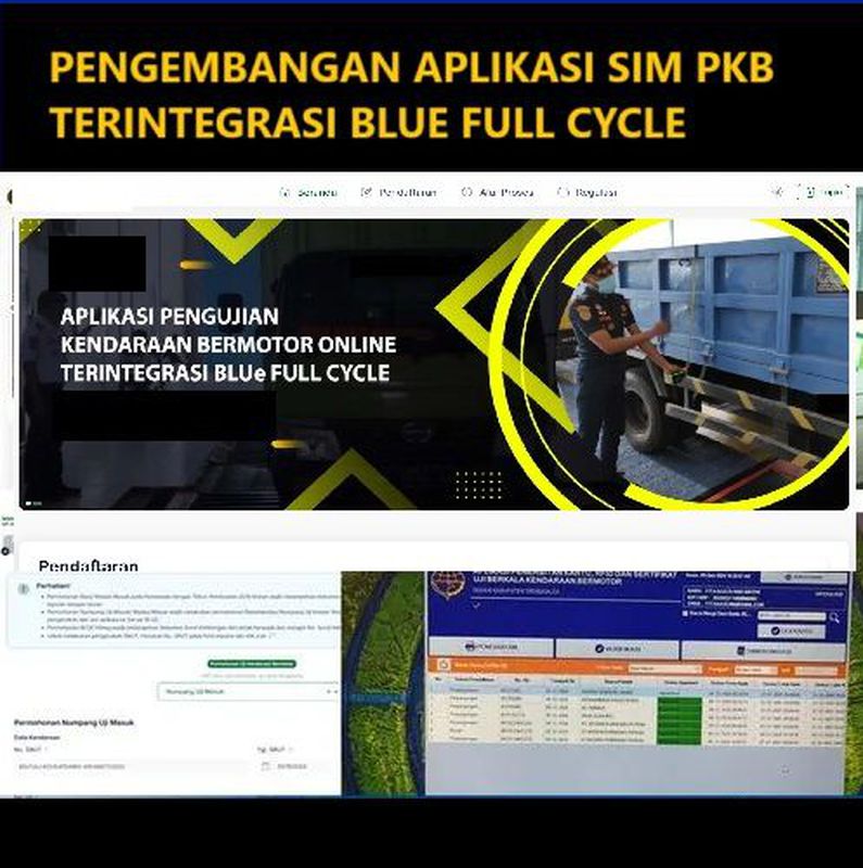 Aplikasi SIM PKB Online Terintegrasi Blue Full Cycle