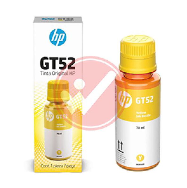 Tinta HP GT52 Kuning