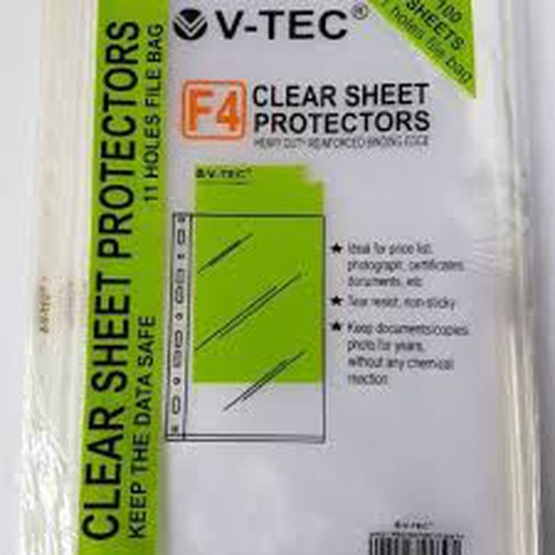 Sheet Protector - Clear Sheet Protector (100 Sheet)