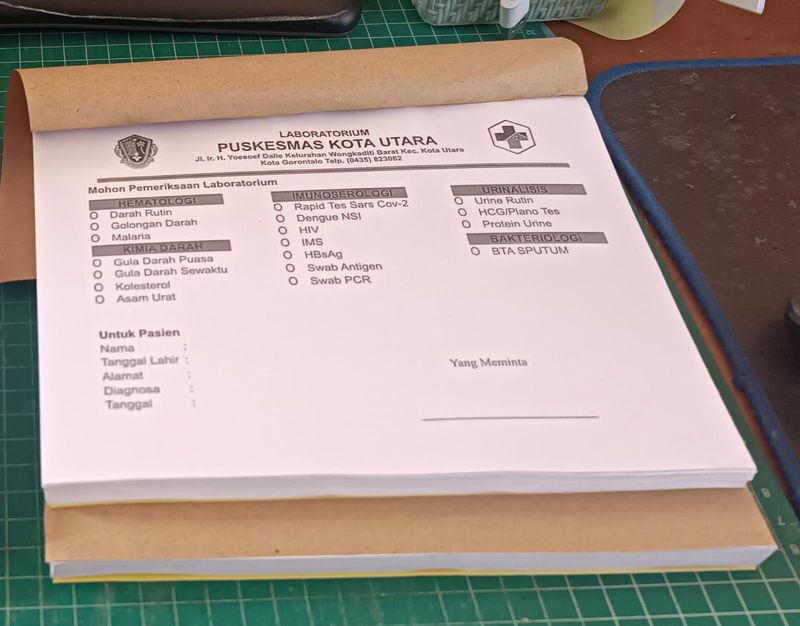 CETAK PEMERIKSAAN LABORATORIUM