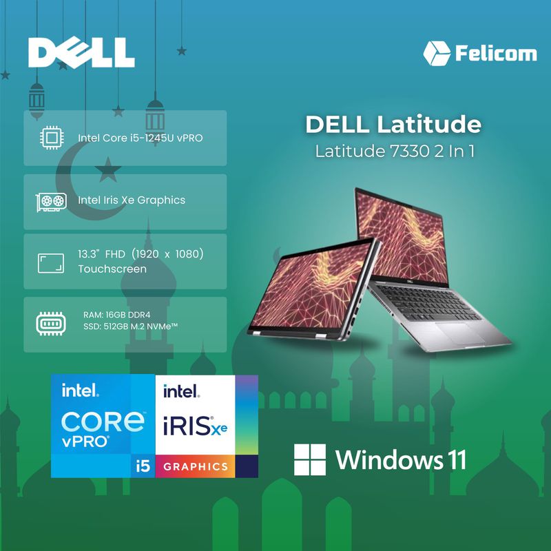 Dell Latitude 7430 Laptop (2022) | 14 1920x1080 FHD | Core i5- 1245U - 512GB SSD Hard Drive - 16GB RAM | 10 cores @ 4.4 GHz Win 11 Pro Black (Renewed