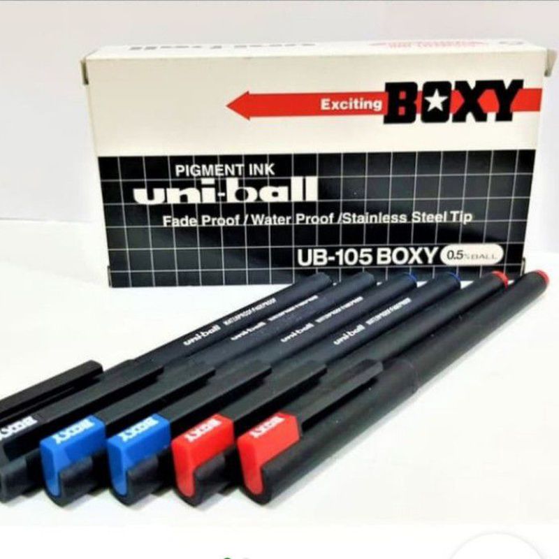 BOLPOIN BOXY UNI-BALL - Merah