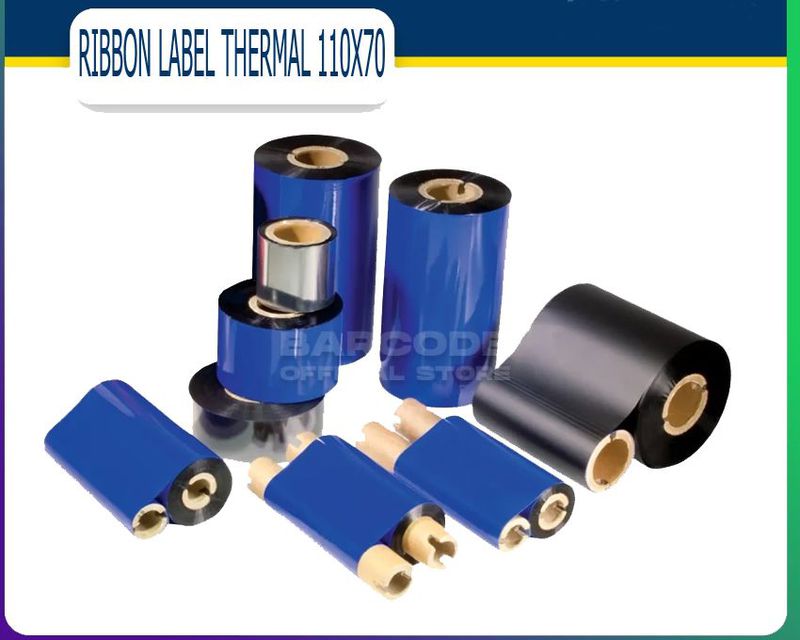 RIBBON LABEL THERMAL 110X70