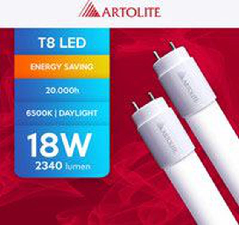LAMPU TL T8 ARTOLITE 18 WATT