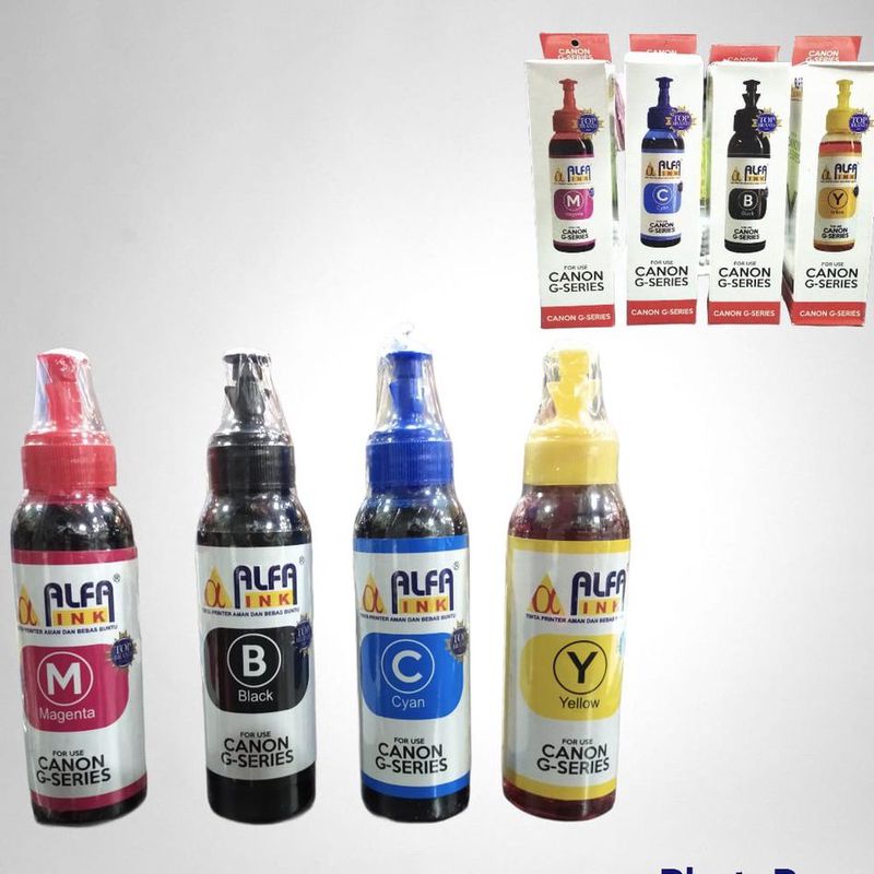 Alfaink Tinta 90ml G Series Canon - Biru