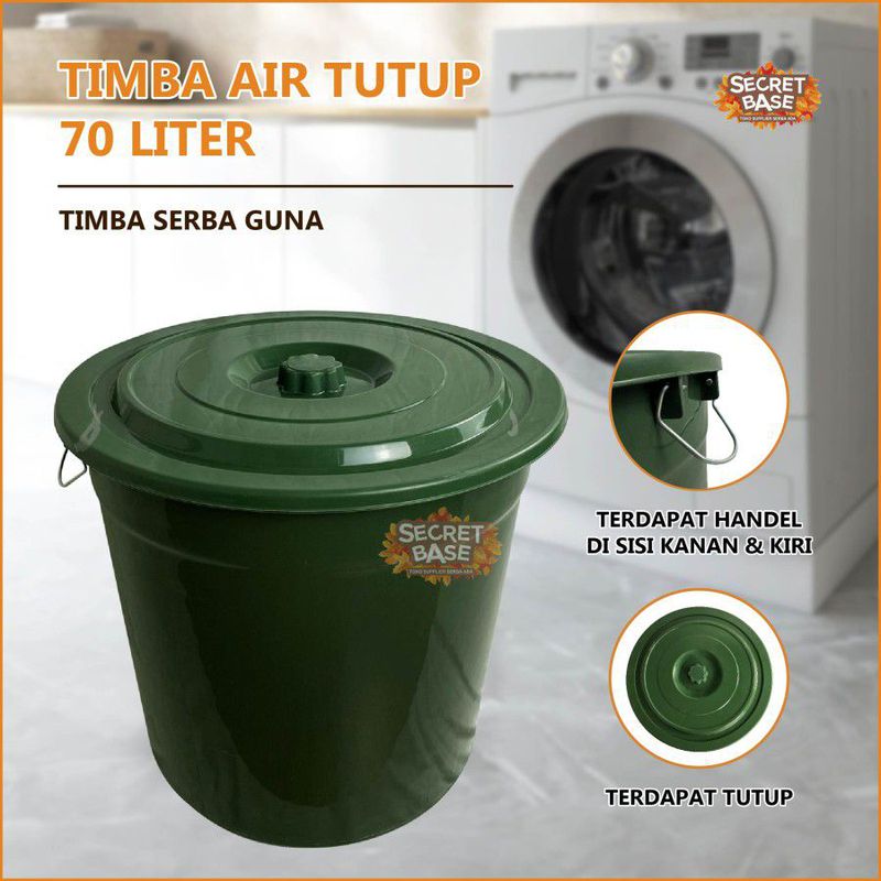 Timba Tutup 70 Ltr
