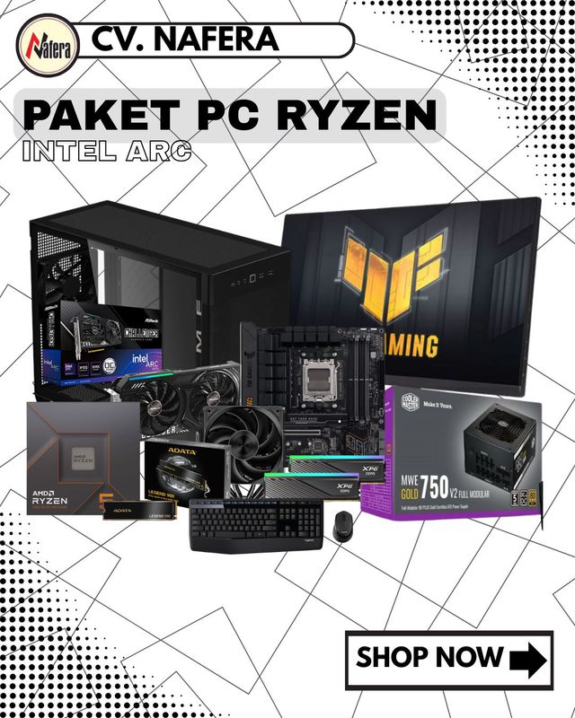 PAKET PC KOMPUTER RYZEN