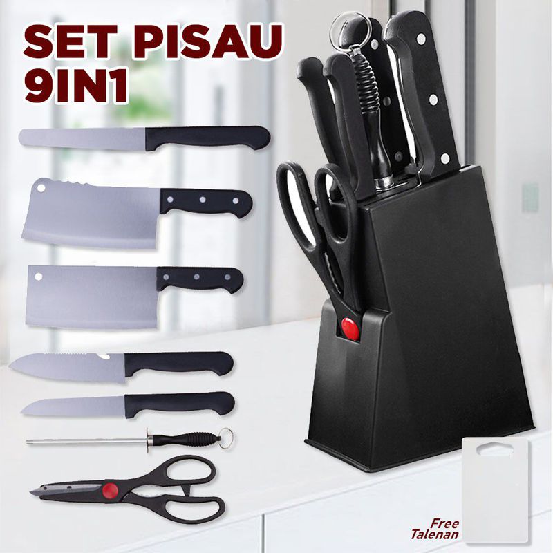 PISAU SET STAINLES STEEL