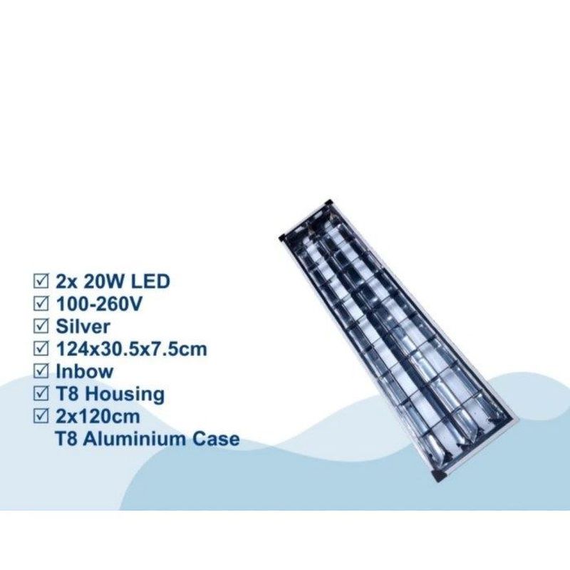 Lampu TL 2 x 20 W