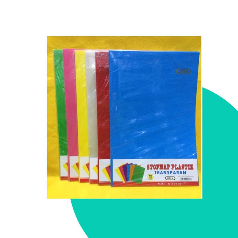 KIKY Stopmap Plastik Map Transparan Folio F4