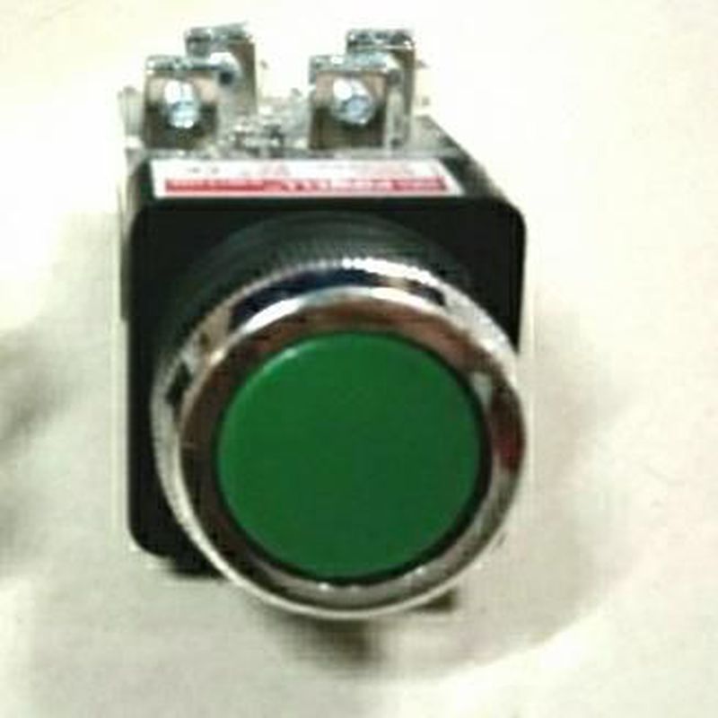 PUSH BUTTON FORT PB2511 5A 250 VAC 1 NO - 1NC, 25 MM, GREEN