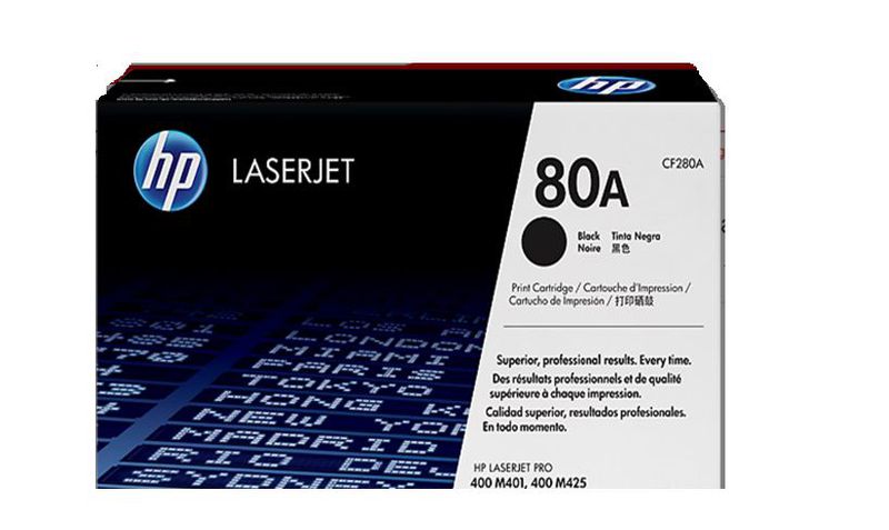 HP Toner Cartridge 80A untuk Printer LaserJet CF280A Black