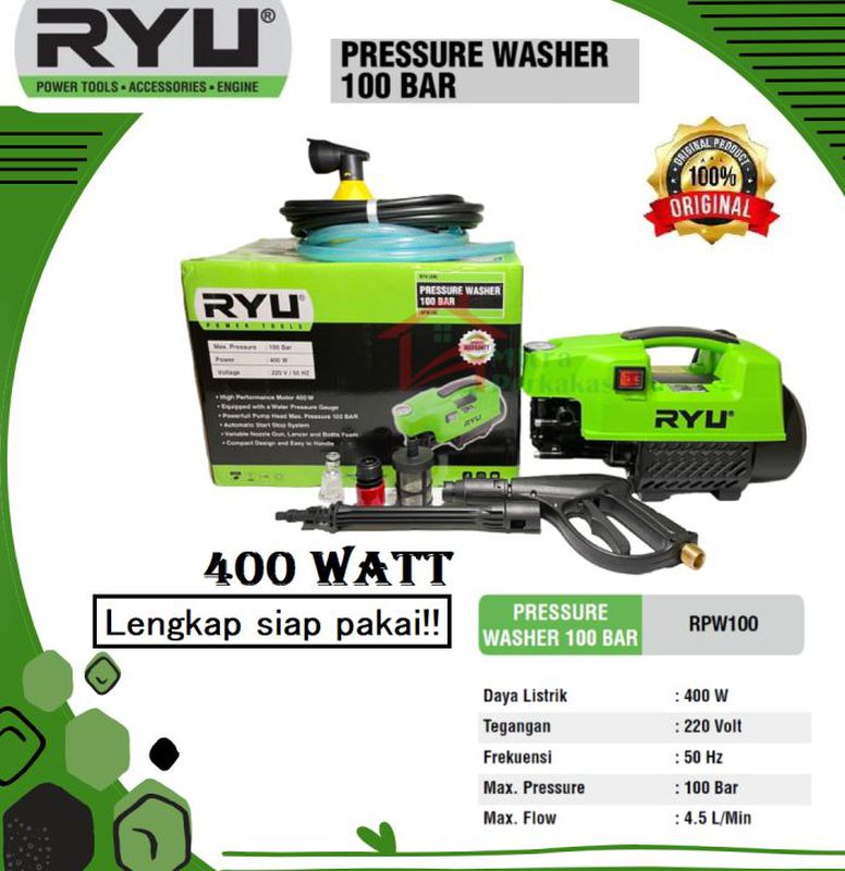 Alat Jet Cleaner RYU RPW 100