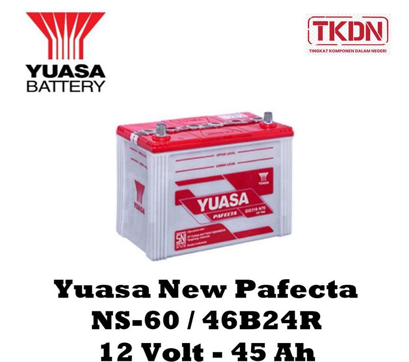 YUASA NEW PAFECTA NS-60 / 46B24R, 12 VOLT - 45 AH