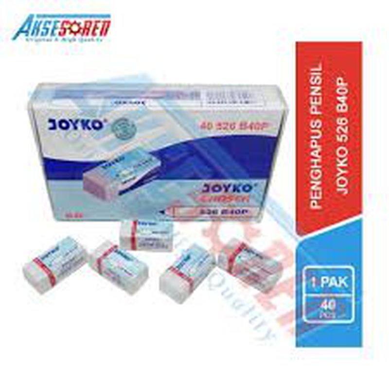 Penghapus Pensil Uk. 13 Gram, Isi 20 Pcs