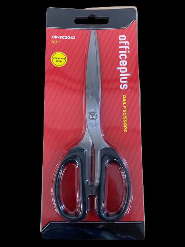 OFFICE-P DAILY SCISSORS BLACK 8.3` OP-SC2042