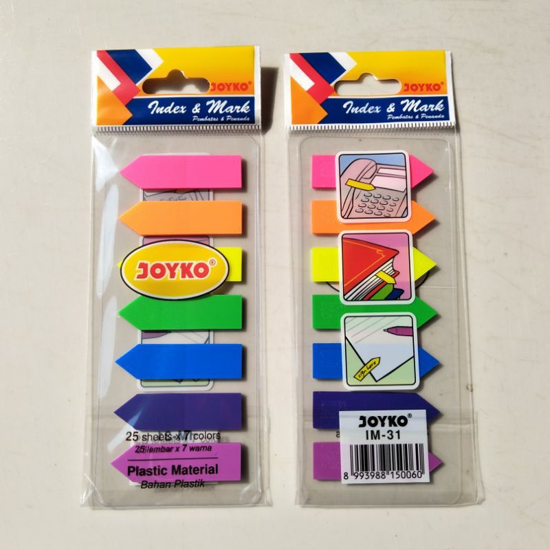 stiky note penanda bahan plastik - Pak