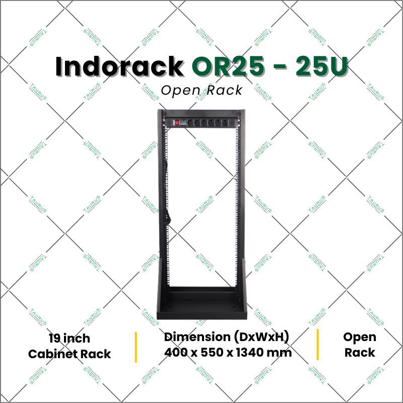 Indorack OR25 19 Inch Open Rack