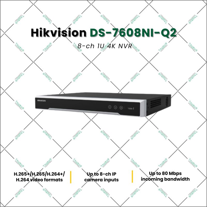 Hikvision DS-7608NI-Q2 8 channel NVR Network Video Recorder for CCTV