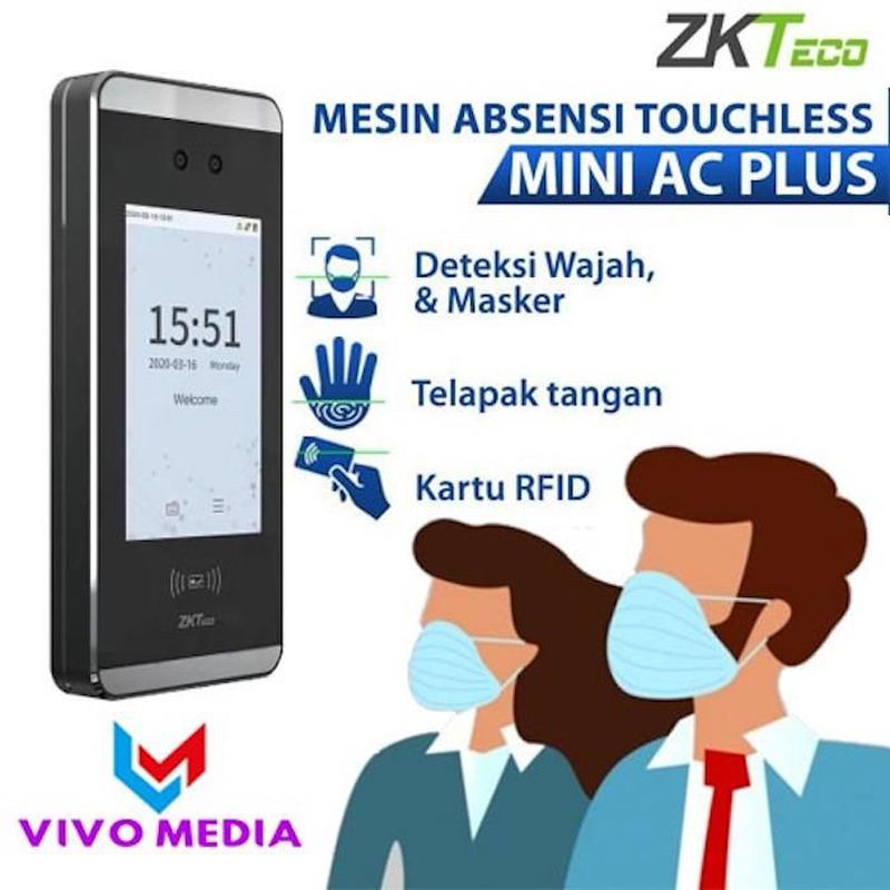 Mesin Absensi Touchless Mini AC Plus
