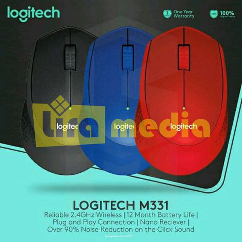 Mouse Wireless Logitech M331