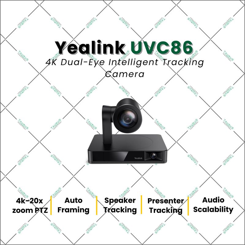 Yealink UVC86 4K Dual-Eye Intelligent Tracking Camera