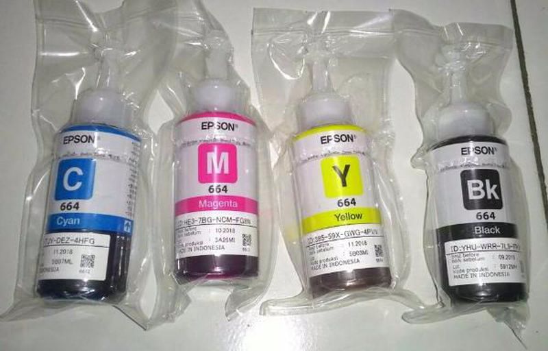 Tinta Refill Printer Botol 70 Ml Warna Original