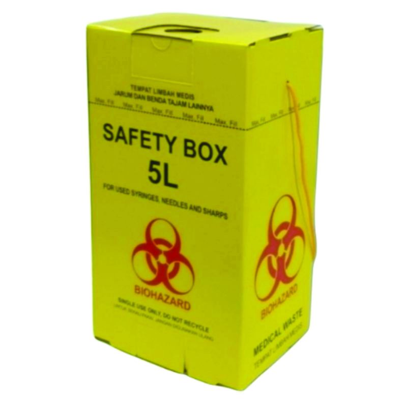 Safety box 5Liter dengan inner plastik+tali
